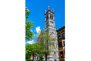Emmanuel Baptist Church Tower in, an Architecture Photo by Leonid Andronov