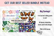 5 Layered Monarch Butterflies, an Object Graphic by Createble (Thumbnail 6 of 6)