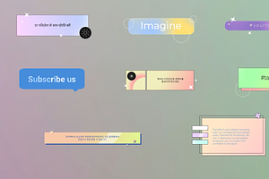 Smooth Gradient Titles Premiere Pro, a Social Media Template by FlashFXbox