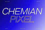 Chemian Pixel, a Sans Serif Font by Craft Supply Co. (Thumbnail 1 of 8)