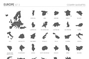 233 Silhouettes of Countries, an Education Illustration by asantosg (Thumbnail 9 of 26)