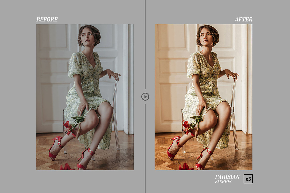 Parisian Fashion - Presets PACK, a Preset Add-On by Hydrozi Presets (Photo 4 of 8)
