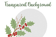 Hand Painted Christmas Clipart PNG, a Seasonal Illustration by PatternPalette (Thumbnail 4 of 13)