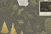Modern Christmas Abstract Collection, a Texture Illustration by Cat In Colour (Thumbnail 7 of 10)