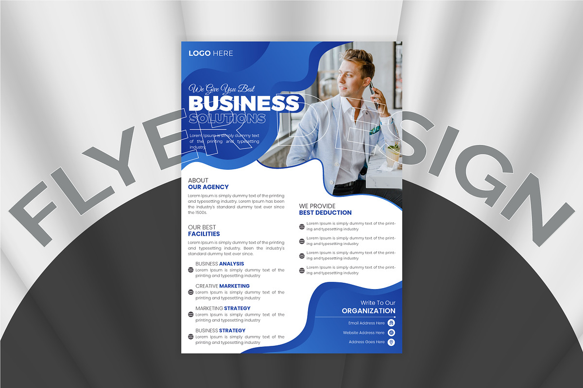 Corporate Business Flyer Template, a Flyer Template by OctaFlex (Photo 2 of 3)
