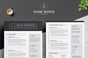 Resume / CV Template, a Resume Template by ResumeInventor (Thumbnail 2 of 6)