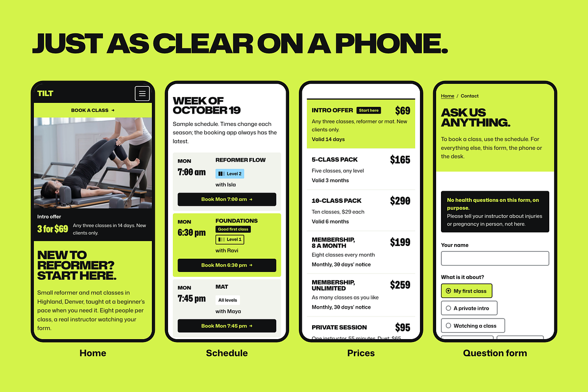 Pilates Studio WordPress Theme, a WordPress Template by Lavanta (Photo 9 of 11)