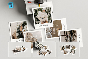 Polaroid Mockup, a Product Mockup by Momogi