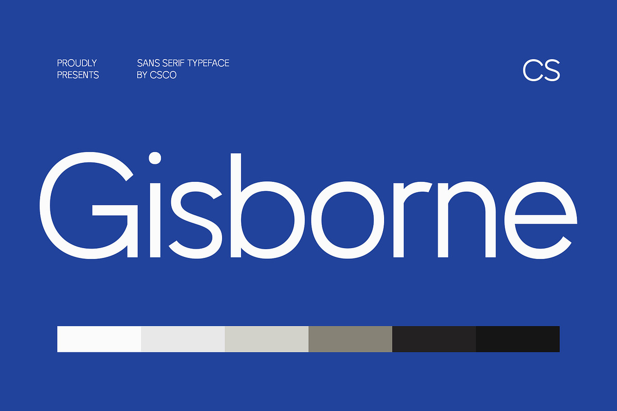 CS Gisborne – Contemporary Font, a Sans Serif Font by Craft Supply Co. (Photo 1 of 7)