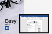 Modern Resume & CV Template, a Resume Template by Hito Graphic (Thumbnail 6 of 8)