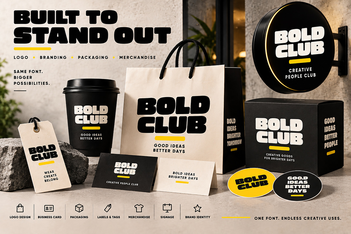 Boldigo — Go Big. Make It Bold., a Script Font by Wow Magic (Photo 5 of 5)