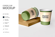 Disposable Coffee Cup Packaging Mock, a Product Mockup by graphypix (Thumbnail 4 of 4)