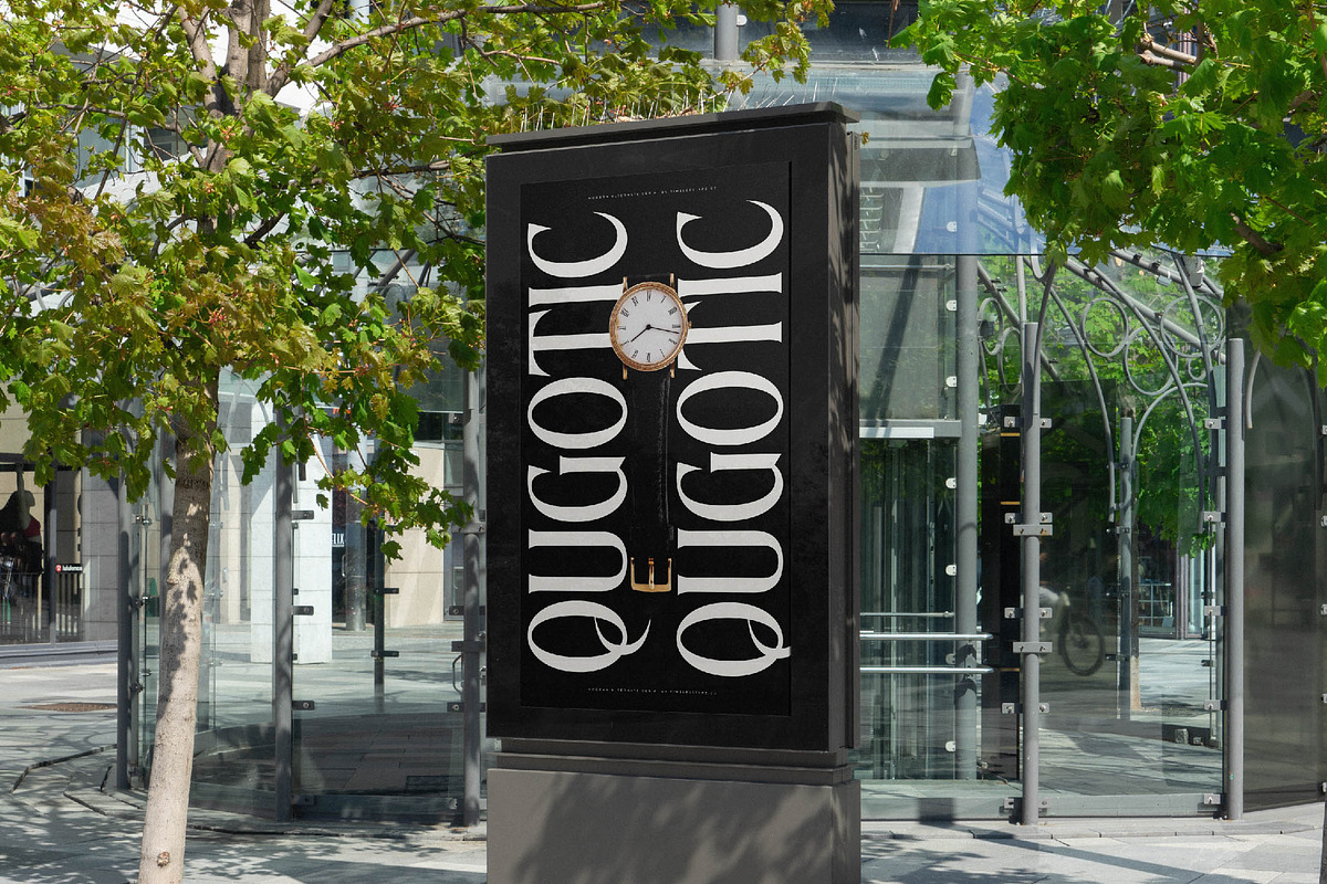 Qugotic Modern Alternate Serif, a Serif Font by timelesstype.co (Photo 5 of 20)