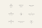 Heaven Minimal Logo Kit Ai Eps Psd, a Branding & Logo Template by Feel This (Thumbnail 2 of 15)
