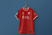 Jersey Mockup Front & Back Views, a Shirt Mockup by graphicsauce (Thumbnail 2 of 4)
