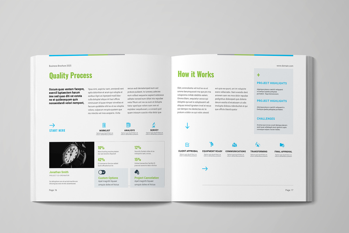 Square Brochure, a Brochure Template by Elite_Standard (Photo 6 of 10)