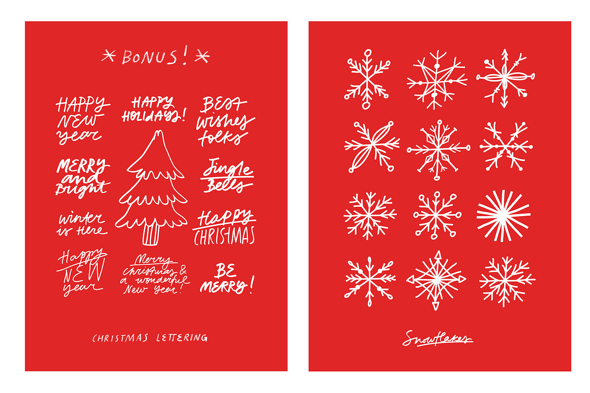 Hand Drawn Christmas Collection, an Object Graphic by Anny (Photo 16 of 17)