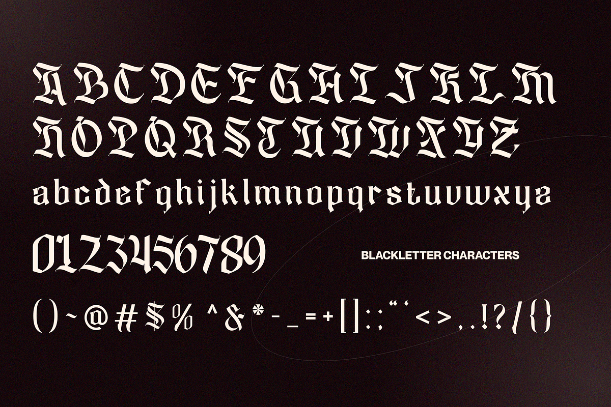 Avore - Font Duo Logo Branding, a Blackletter Font by Nirmana Visual (Photo 7 of 11)