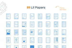 Lil Papers - 176 Paper Icons