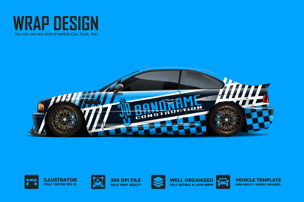custom livery race rally car vehicle, a Sport Illustration by Car Wrap ...