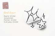 Sparkling stars hand drawn set SVG, an Illustration by RimzStudio (Thumbnail 2 of 7)