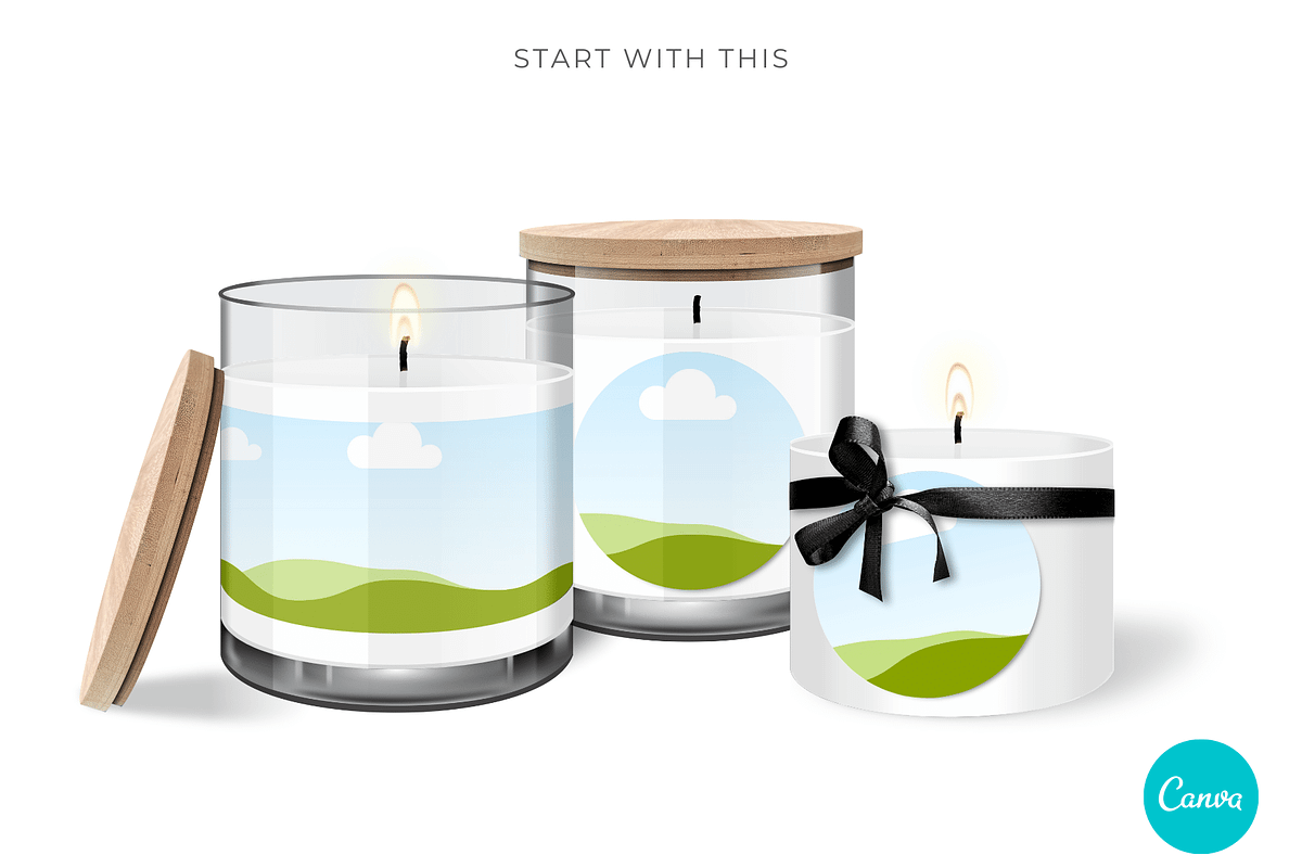 Candle Jar Mockup for Canva, a Household Mockup by Mockup Scene (Photo 21 of 22)
