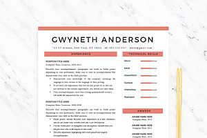 Resume Template "Gwyneth"