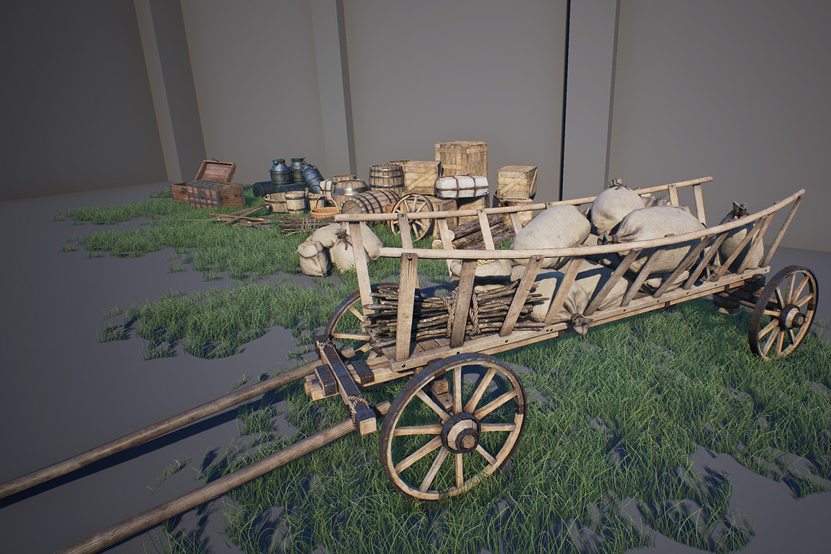 Medieval Props Pack, an Object 3D Model by SilverTM (Photo 3 of 6)