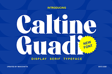 Caltine Guadi–Display Serif Typeface
