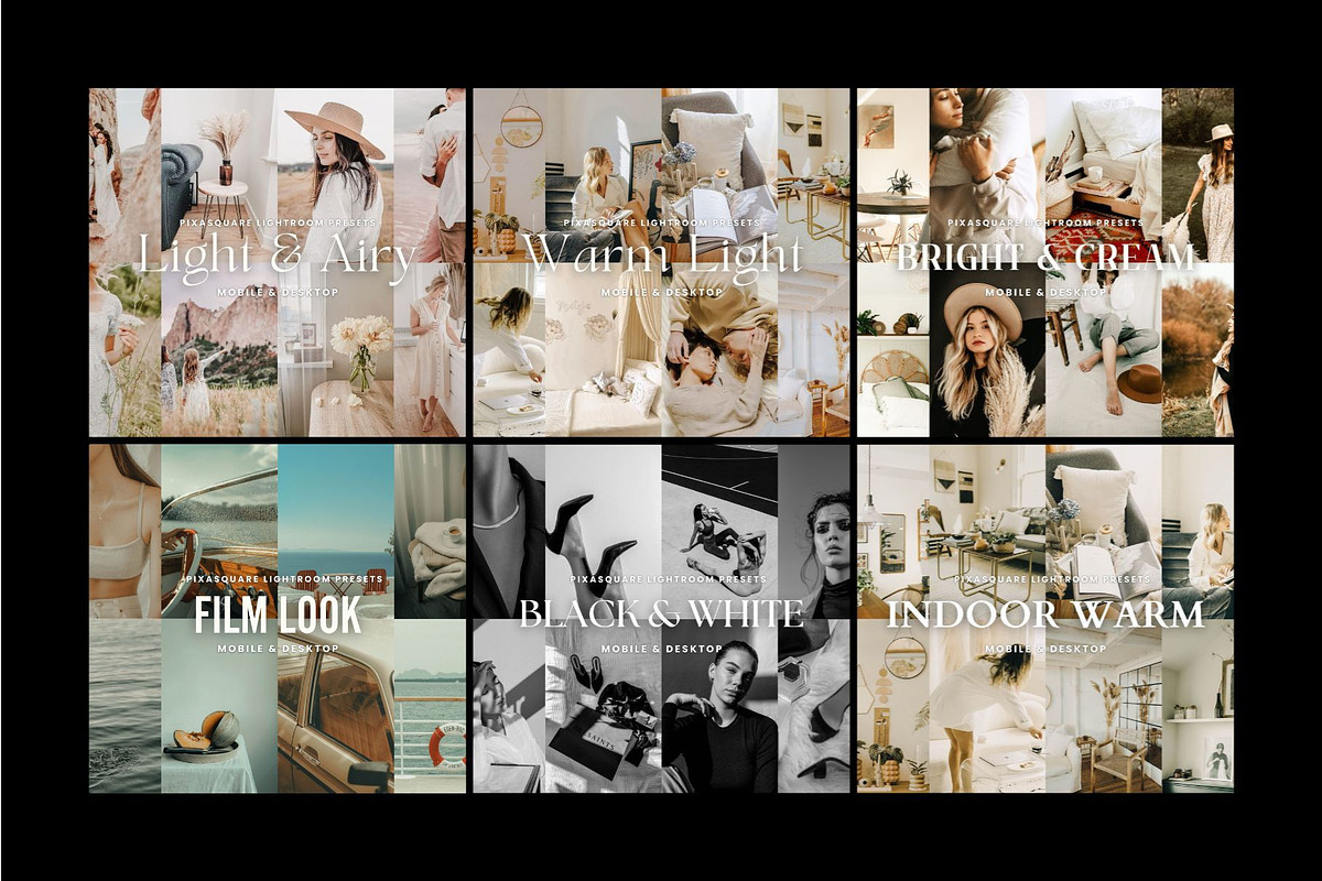 600+ Lightroom Preset Bundle, a Preset Add-On by PixaSquare (Photo 4 of 12)