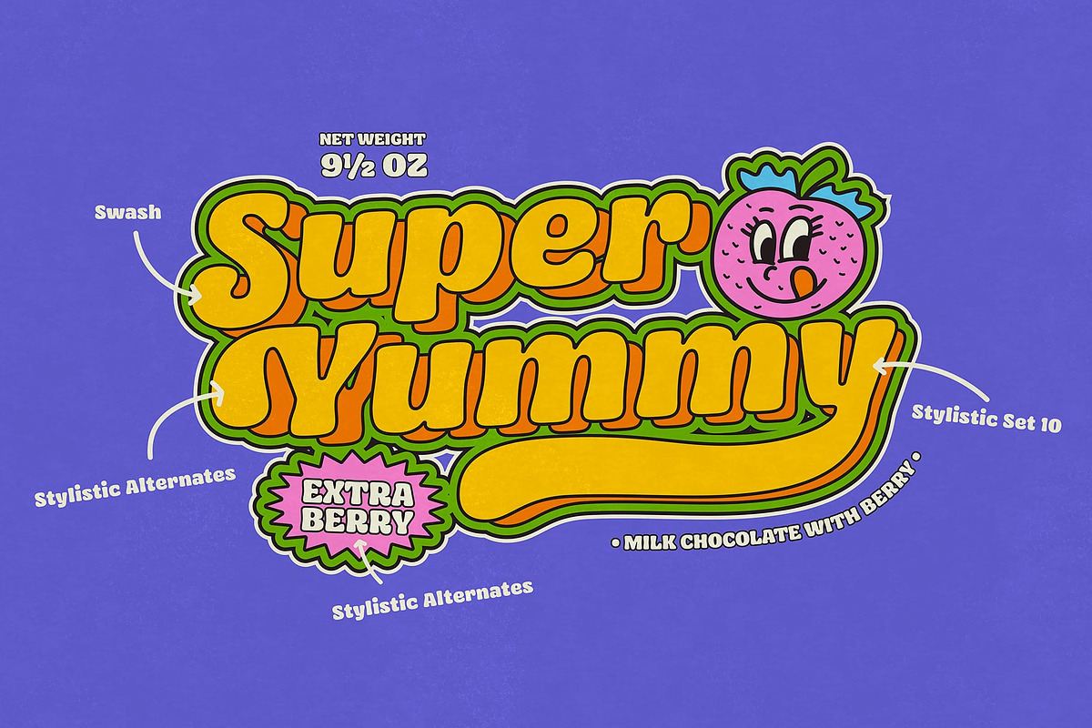 Blufy Font Family, a Font by Aiyari (Photo 6 of 17)