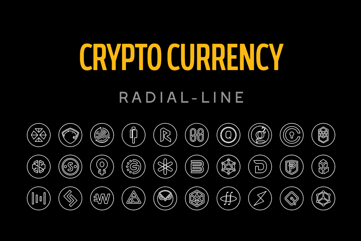 Cryptocurrency, a Symbol Font by BULENT YUKSEL (Photo 15 of 20)