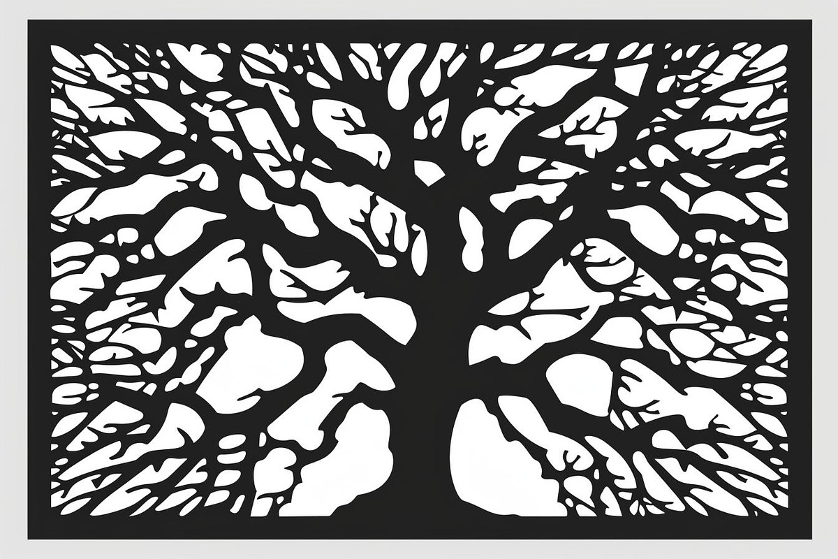 Tree Branch Laser Cut Panel Bundle, a Graphic by balal (Photo 8 of 11)