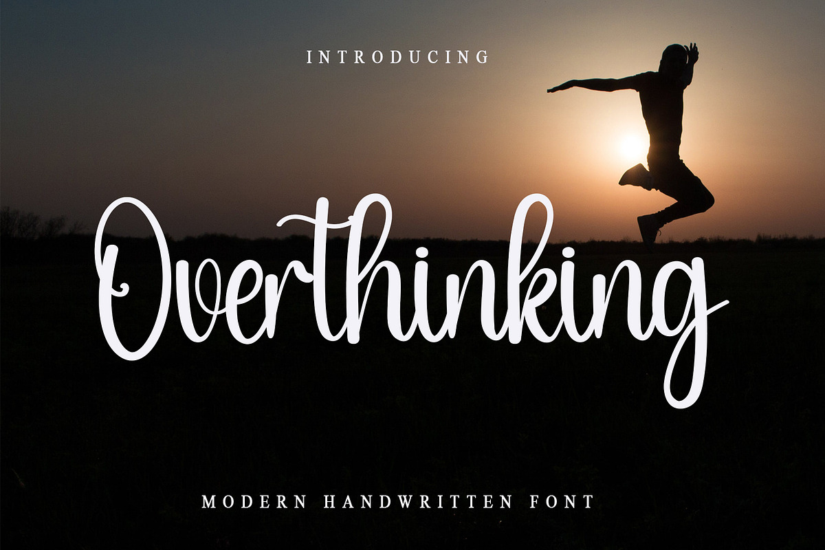 Overthinking, a Handwritten Font by InermediaSTUDIO (Photo 1 of 7)