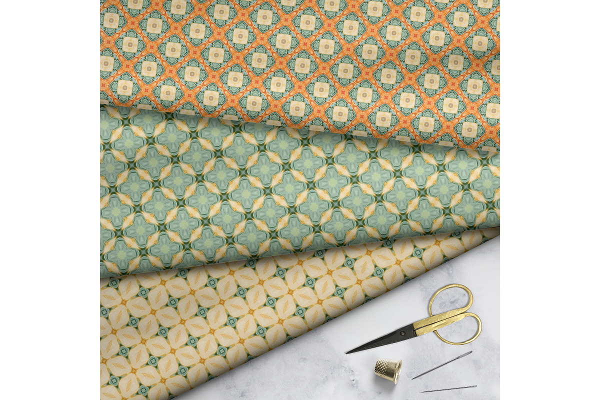 PIEZZA geometric seamless patterns., a Pattern Graphic by Peolla (Photo 2 of 10)