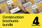 Construction Brochures Bundle, a Brochure Template by Print design (Thumbnail 1 of 5)
