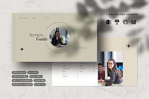 Service Guide Template, a Presentation Template by White Graphic