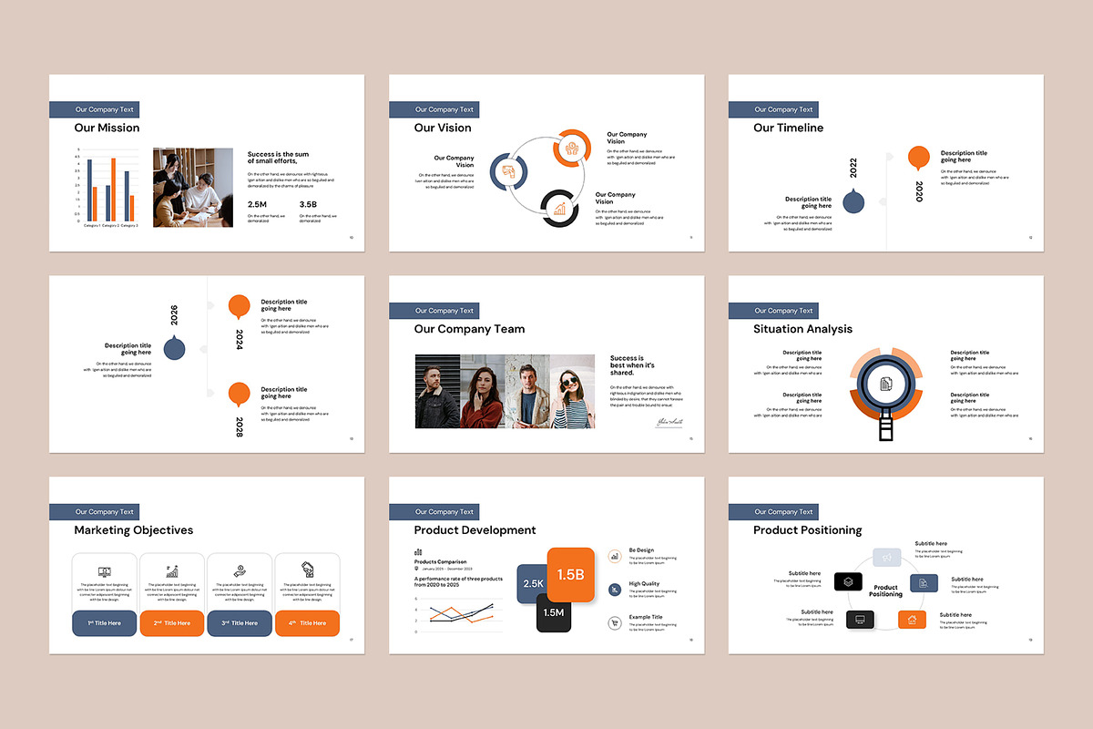 Creative Marketing Plan Presentation, a Presentation Template by evgenystudio (Photo 7 of 8)