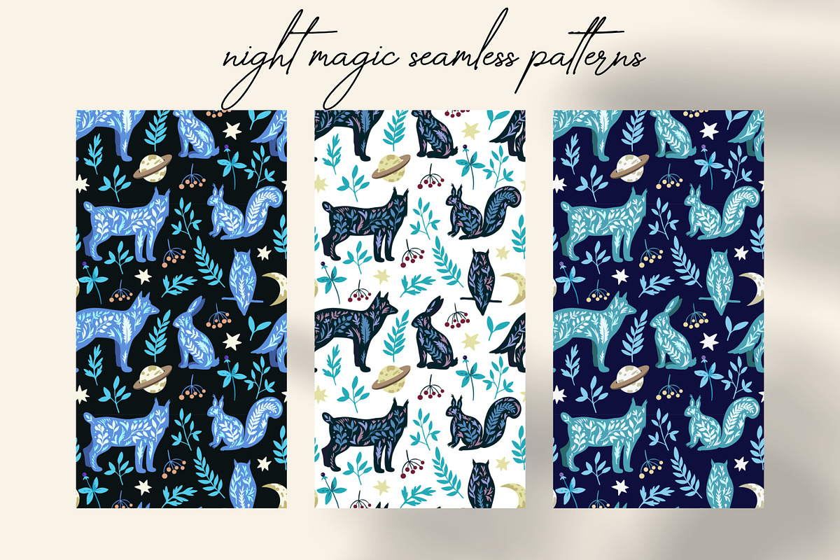 Magic forest collection, a Pattern Graphic by Robusta (Photo 3 of 14)