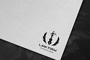 Editable Law Firm Logo Design, a Branding & Logo Template by YUDesignStore (Thumbnail 2 of 7)