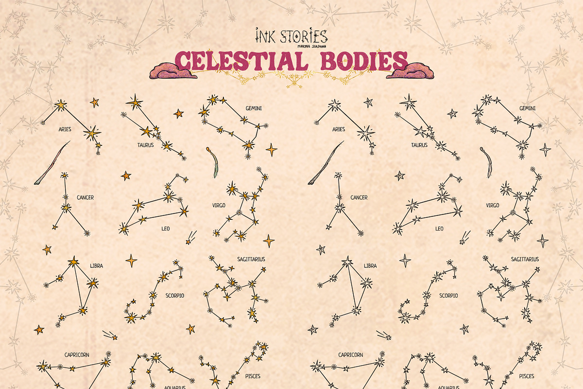 Celestial Bodies, an Object Illustration by Ink Stories (Photo 14 of 23)