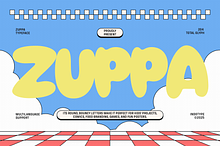 Zuppa - Playful Bubble Font