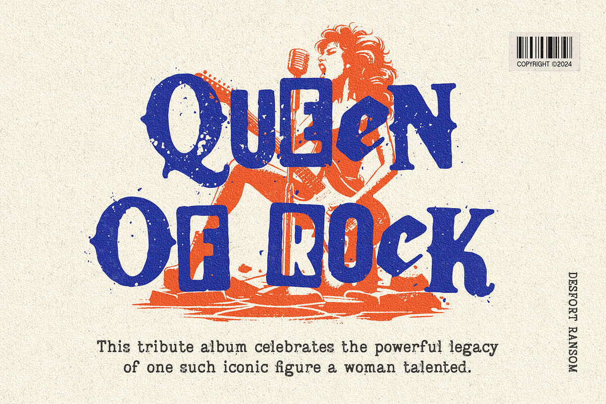 Desfort Ransom - Display Font, a Blackletter Font by Edignwn Type (Photo 4 of 10)