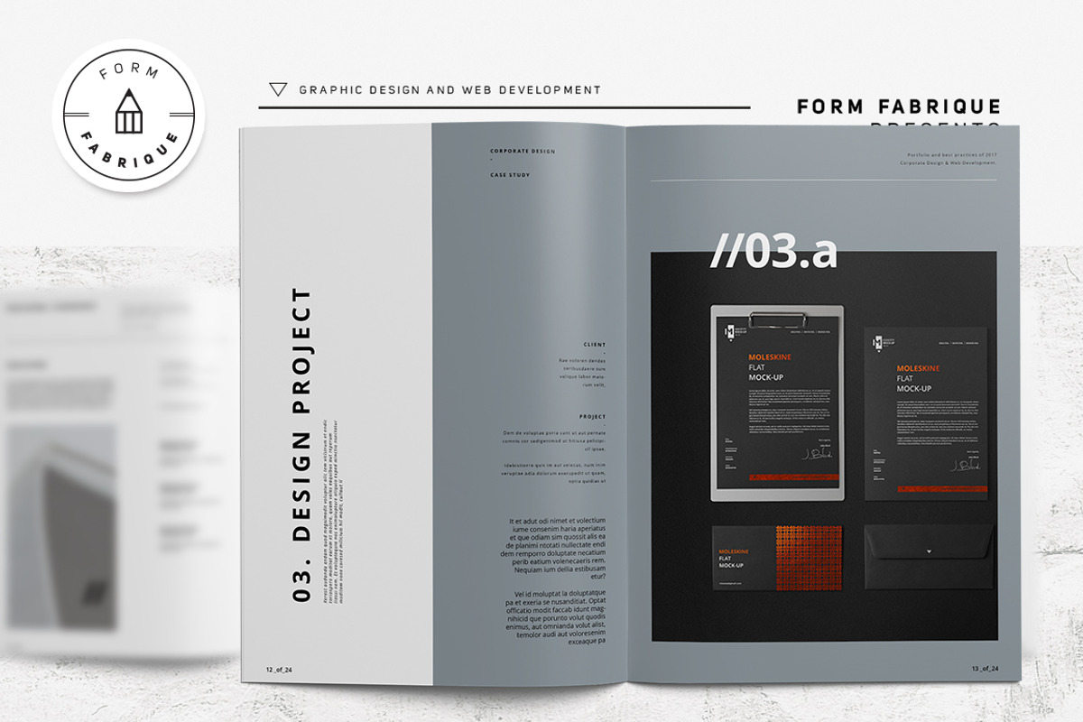 Rawz Portfolio, a Brochure Template by Form Fabrique (Photo 4 of 11)