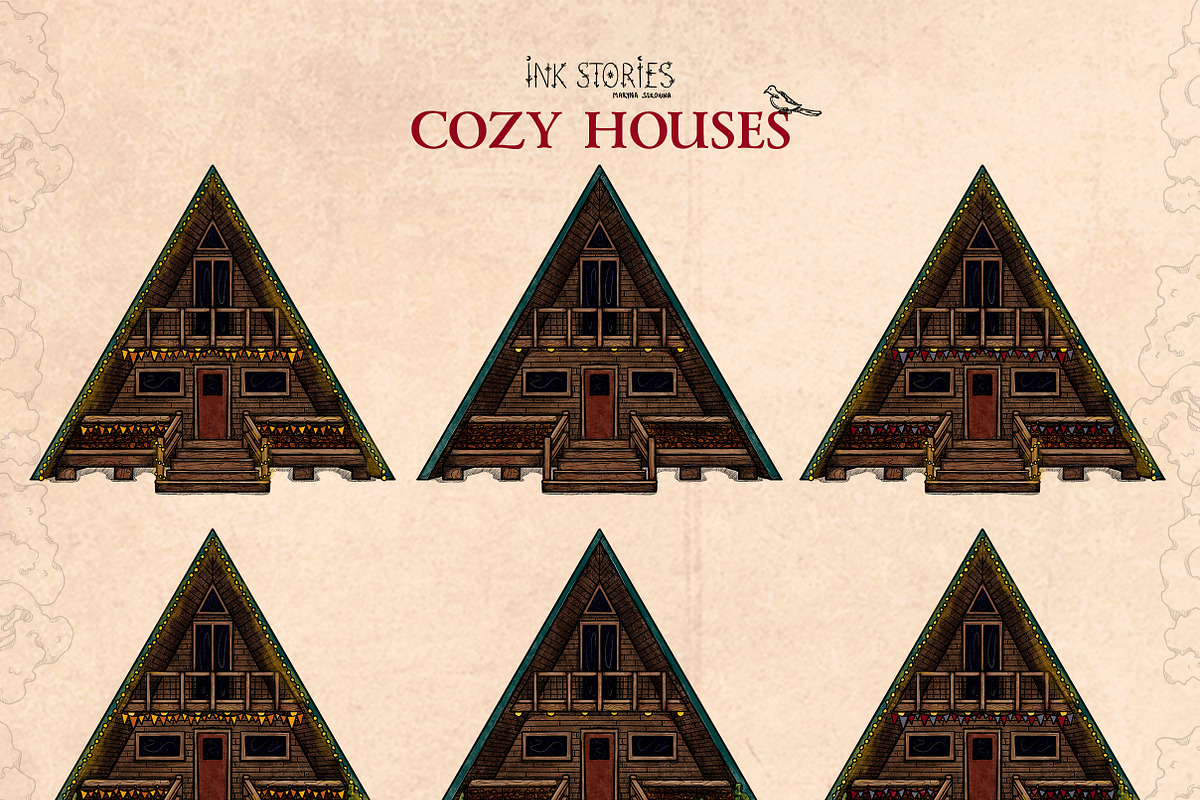 Cozy Houses, an Object Illustration by Ink Stories (Photo 5 of 22)