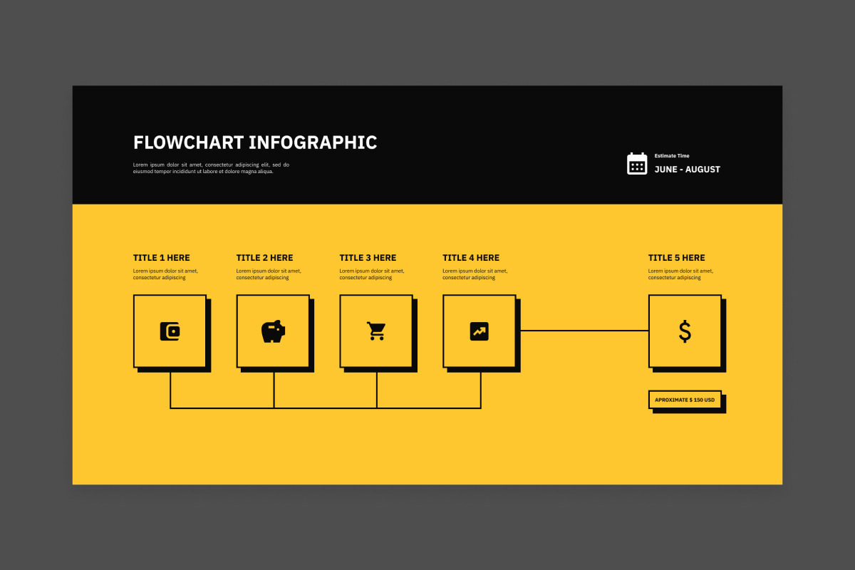 Flowchart Infographic Template V3, a Presentation Template by twinstd (Photo 4 of 4)