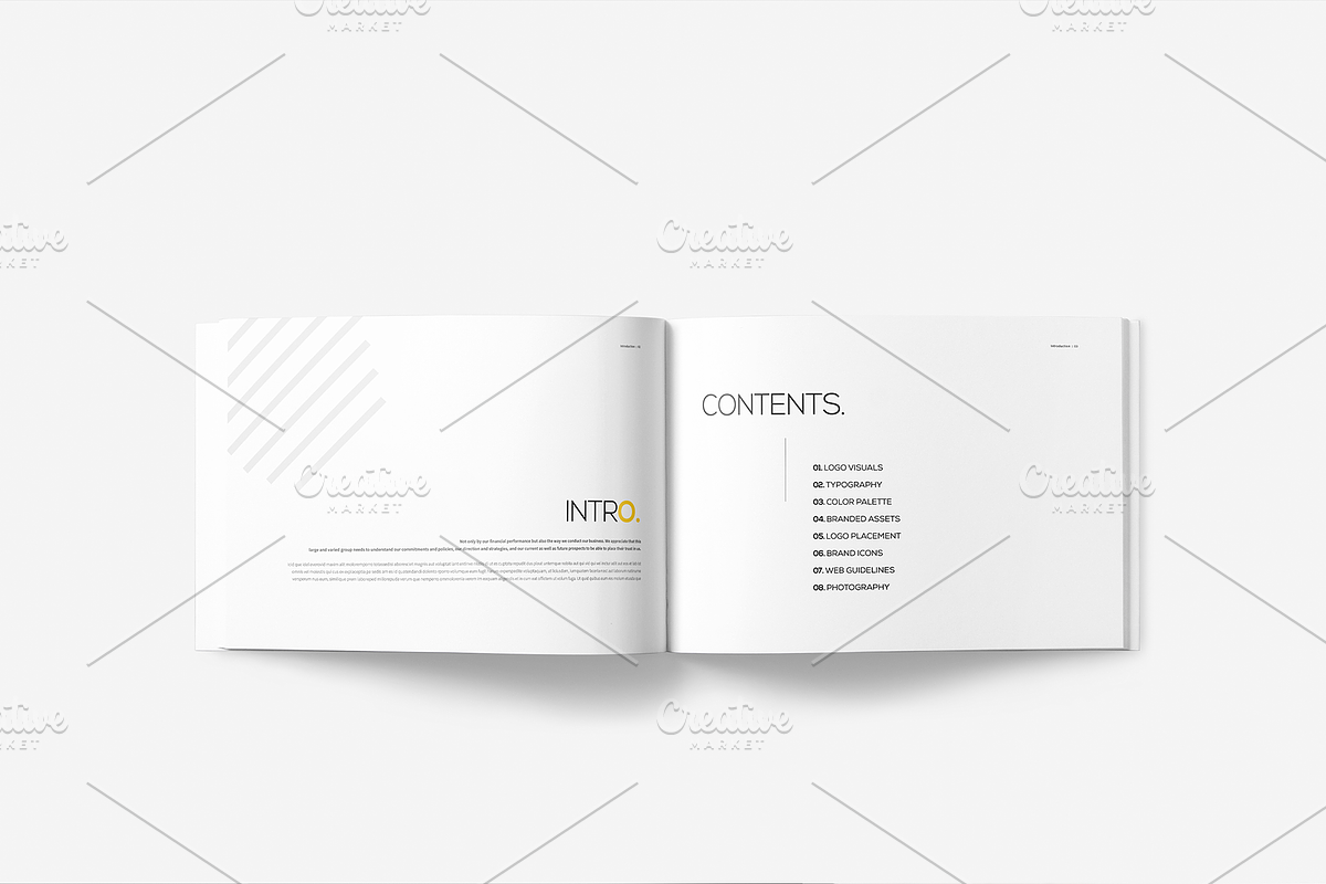 Brand Manual 28 Pages A4 / US Letter, a Brochure Template by Mastergfx (Photo 8 of 21)
