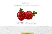 Breakfast WATERCOLOUR clipart pack, a Decorative Illustration by Oleksandra Illustrates (Thumbnail 16 of 27)
