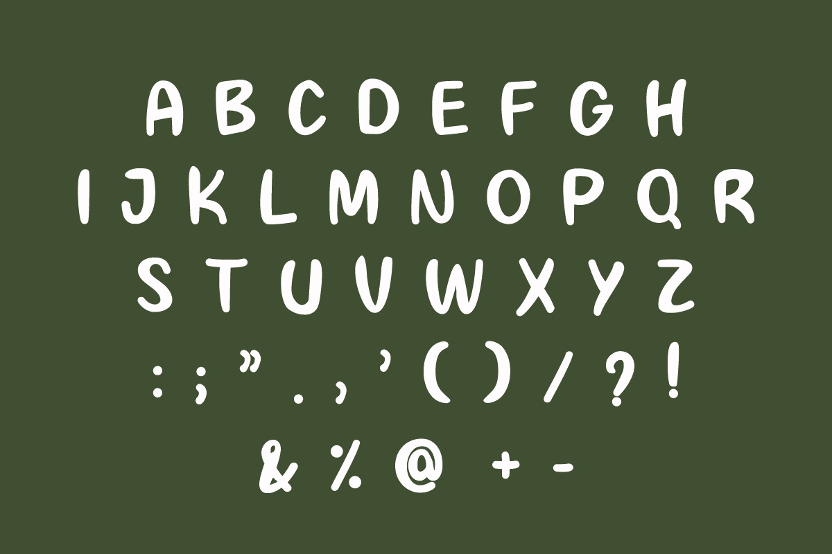 Funny Smile, a Handwritten Font by Fourteen Letter (Photo 7 of 8)