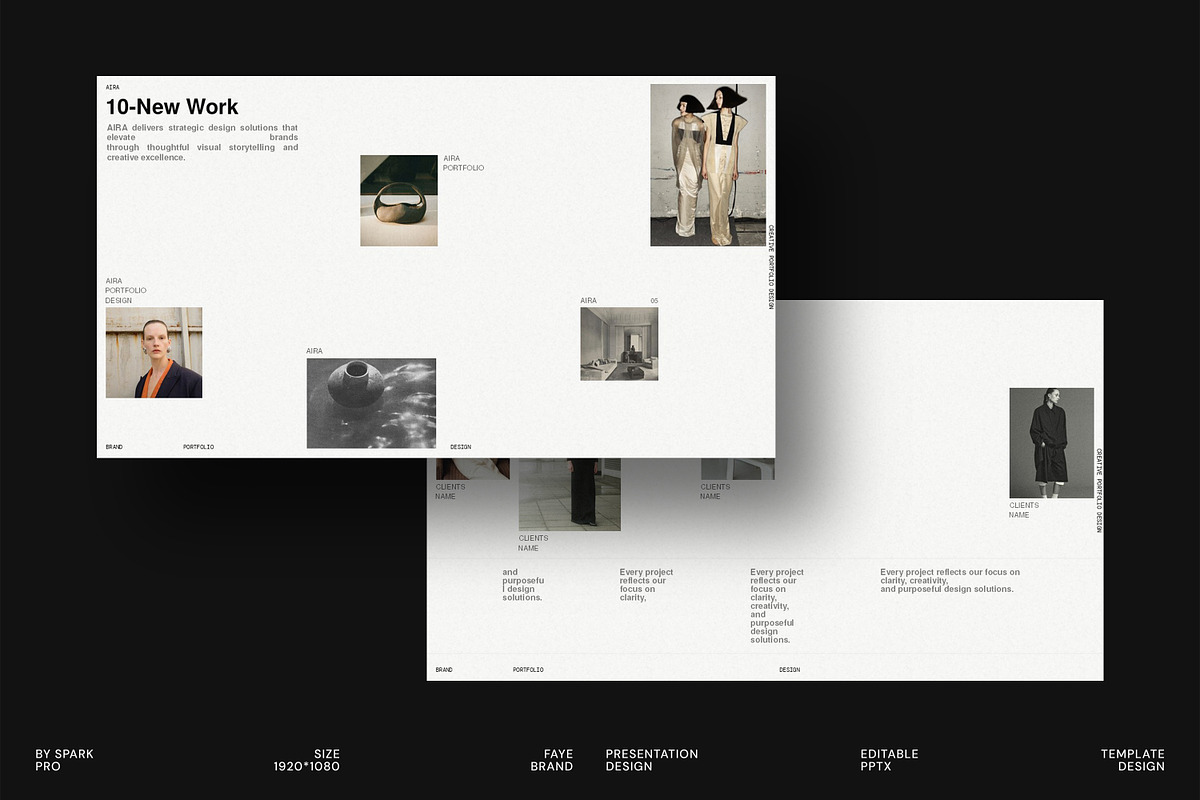 AIRA | Portfolio Design, a Presentation Template by SparkPro (Photo 6 of 11)